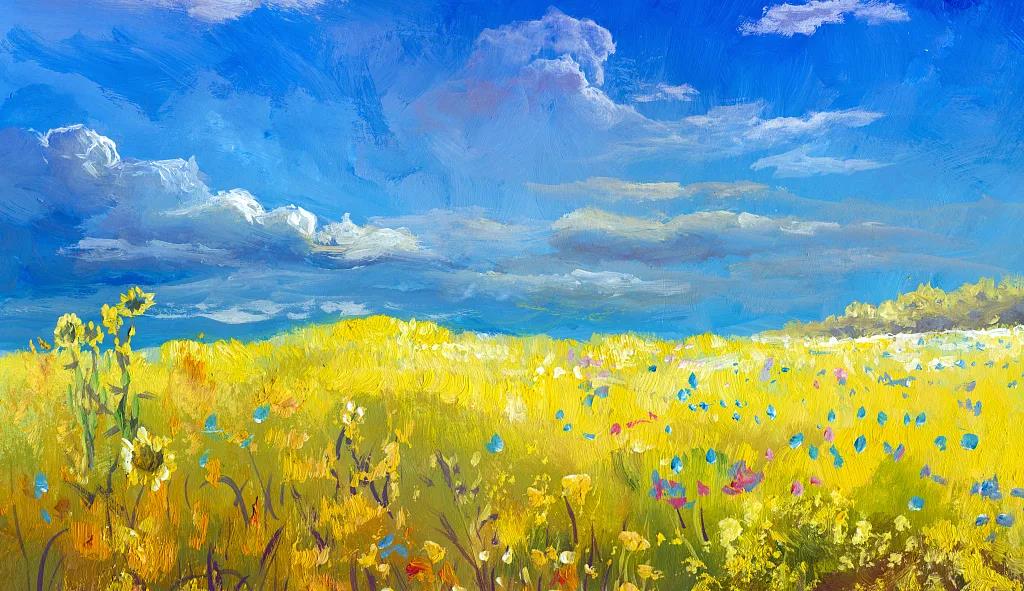 河畔有約丨解壓數(shù)字油畫(huà)，一起畫(huà)你想畫(huà)！